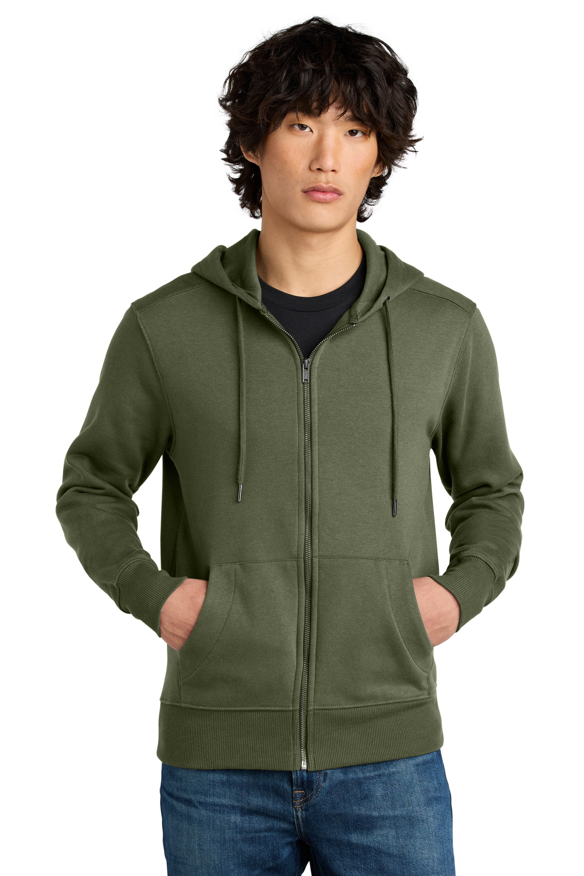 District® Perfect Weight Fleece Full-Zip Hoodie 3