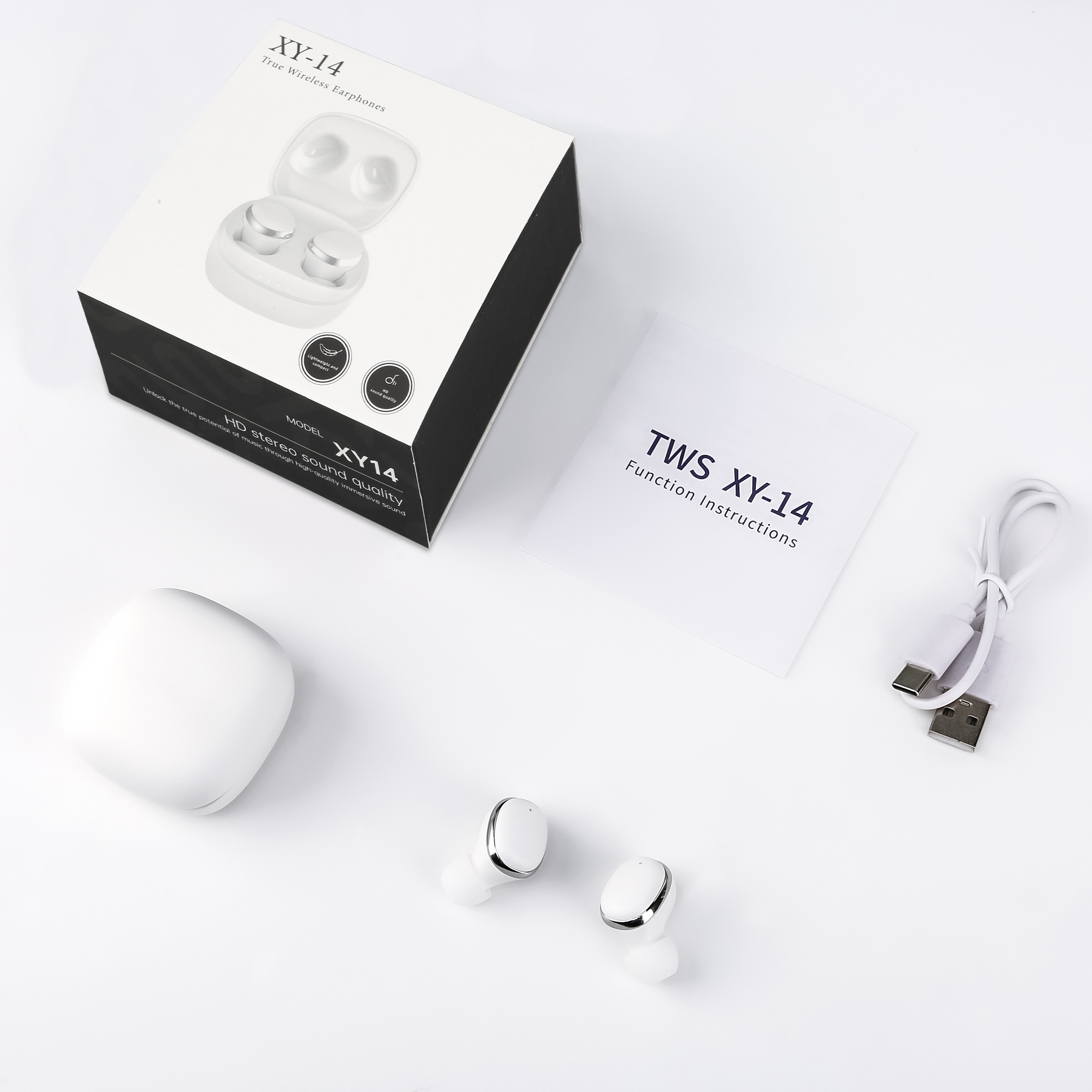 Bean-Style True Wireless Earbuds With Noise Cancellation 6