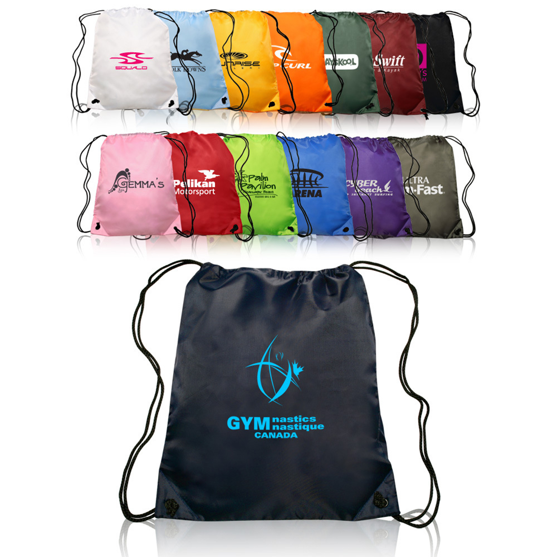 Polyester Drawstring Backpack 1