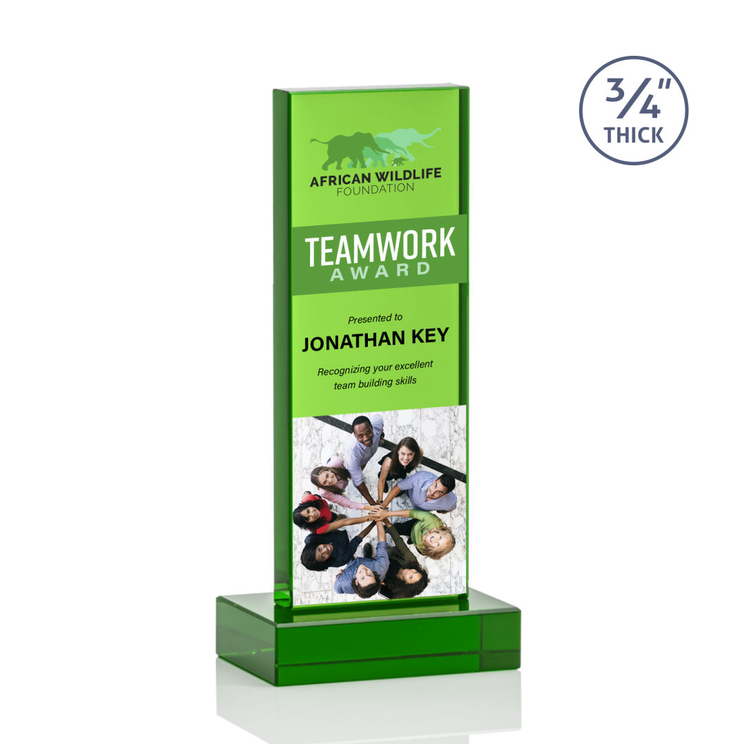 Hathaway VividPrint™ Award - Green 12