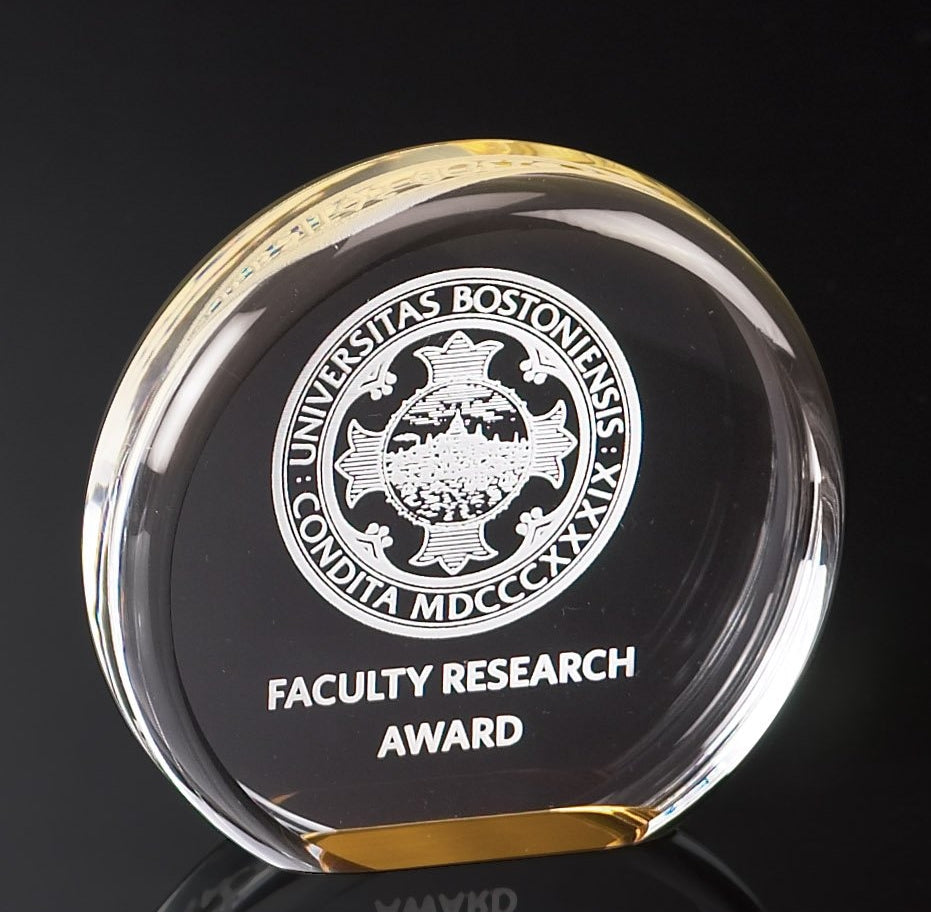Freestanding Reflective Acrylic Circle 3