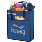 Printed Chevron Non-Woven Shopper Tote 31