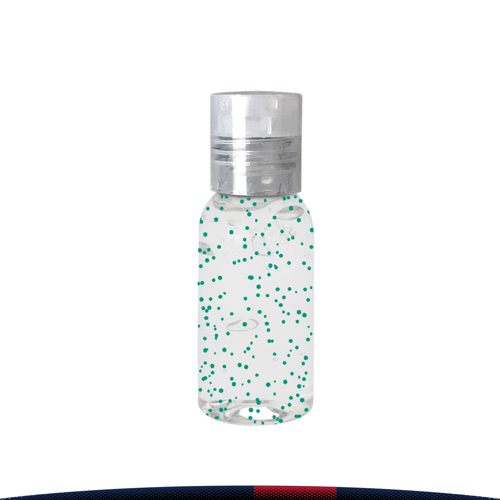 1 oz. Fitzroy Clear Round Bottle Moisture Bead Sanitizer 11