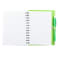 5" x 7" Recycled Dual Pocket Spiral Notebook w Pen 83