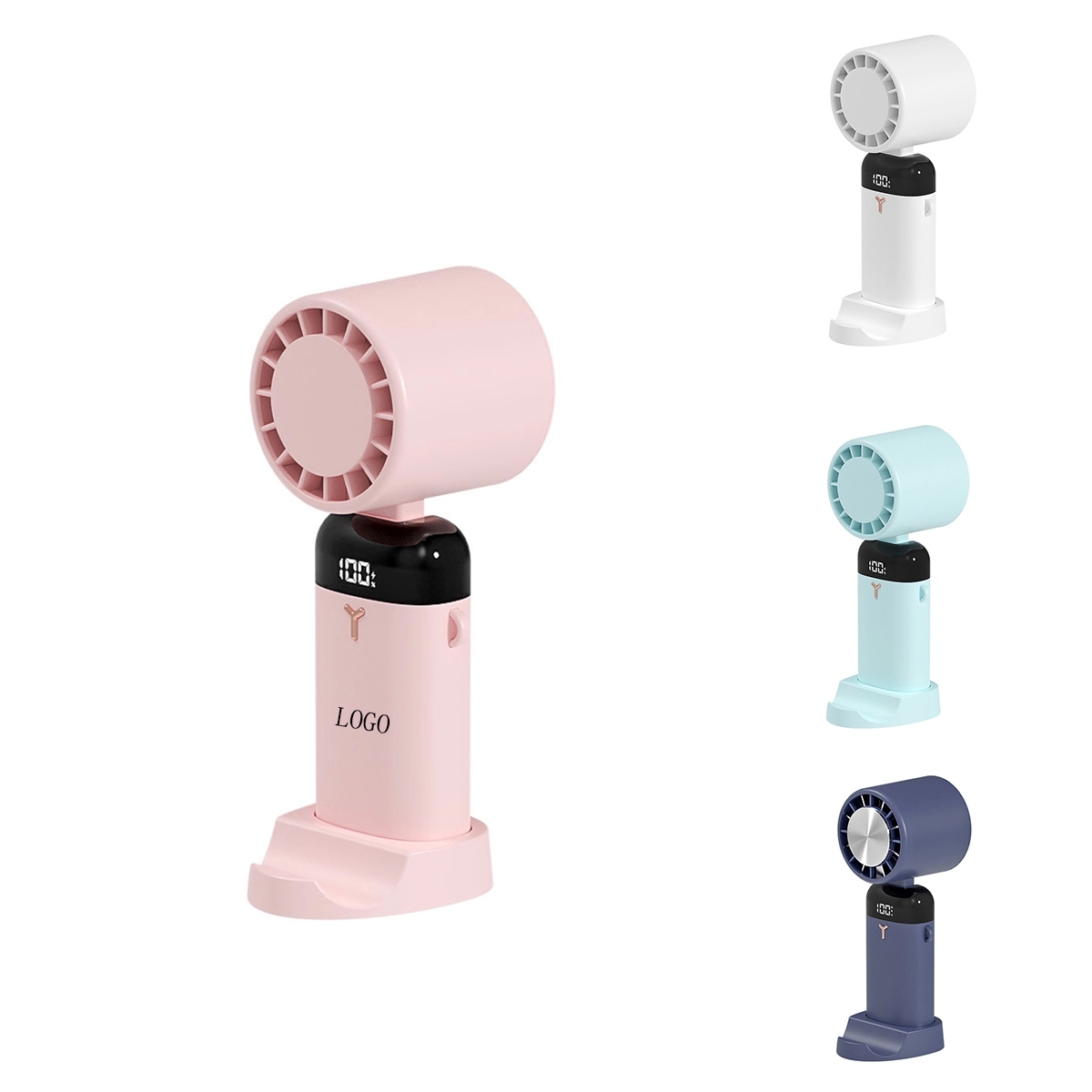 Mini Fan with Phone Stand 2