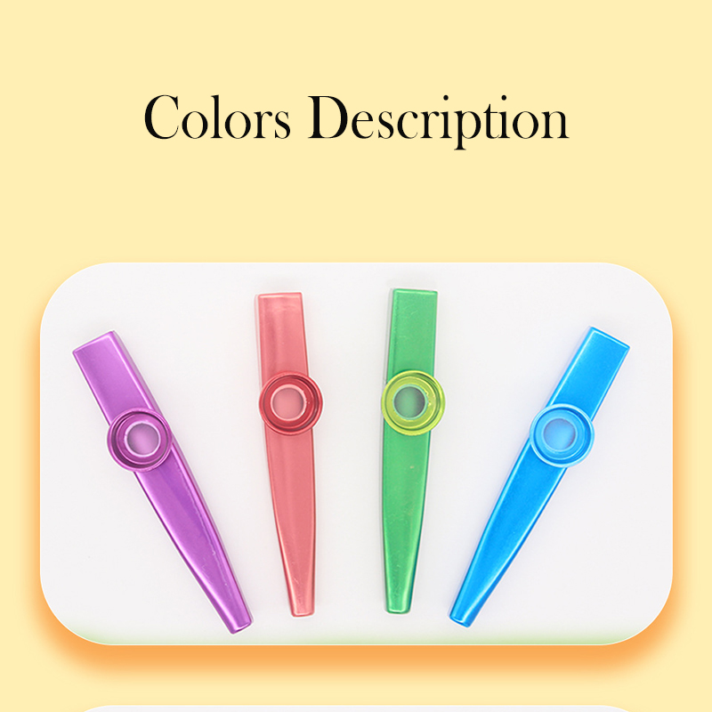 Aluminum Alloy Metal Kazoo Musical Instruments 7