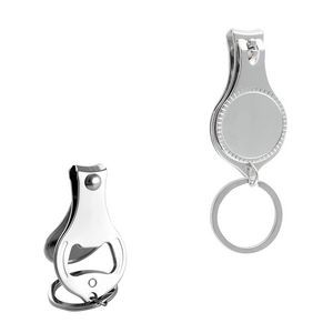 Nail Clippers With Bottle Opener Key Ring 7