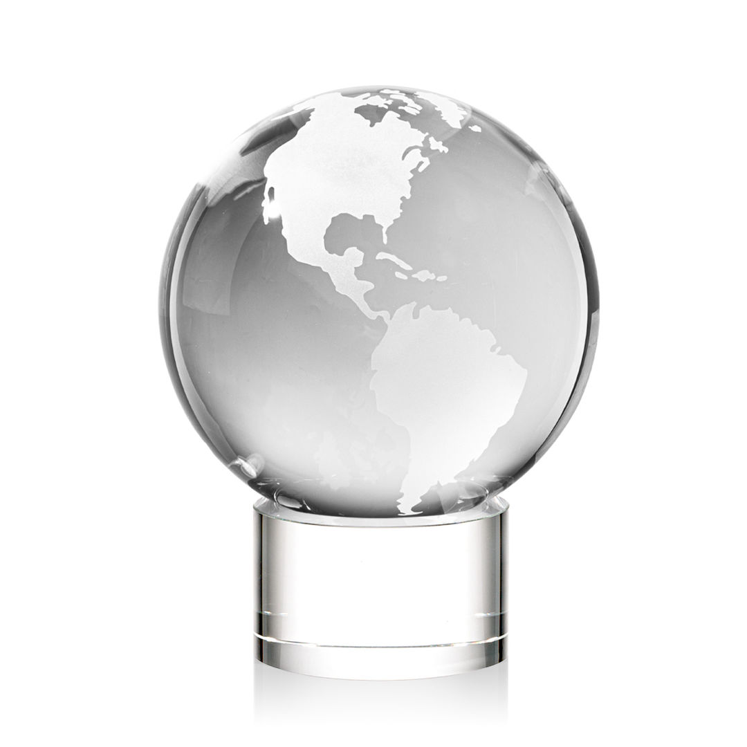 Globe Award on Marvel Base - Clear 9