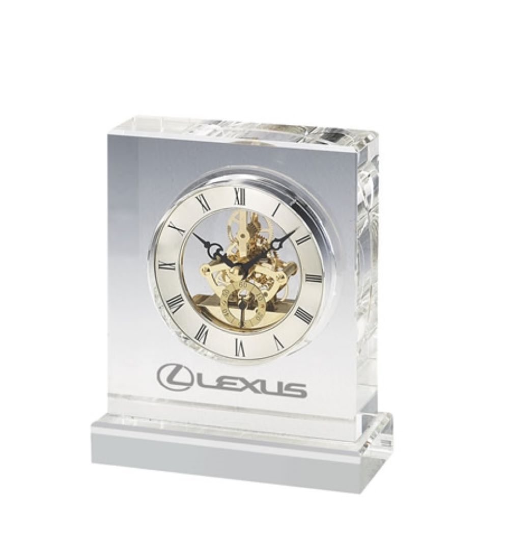 CRYSTAL TROPHY CLOCK 1