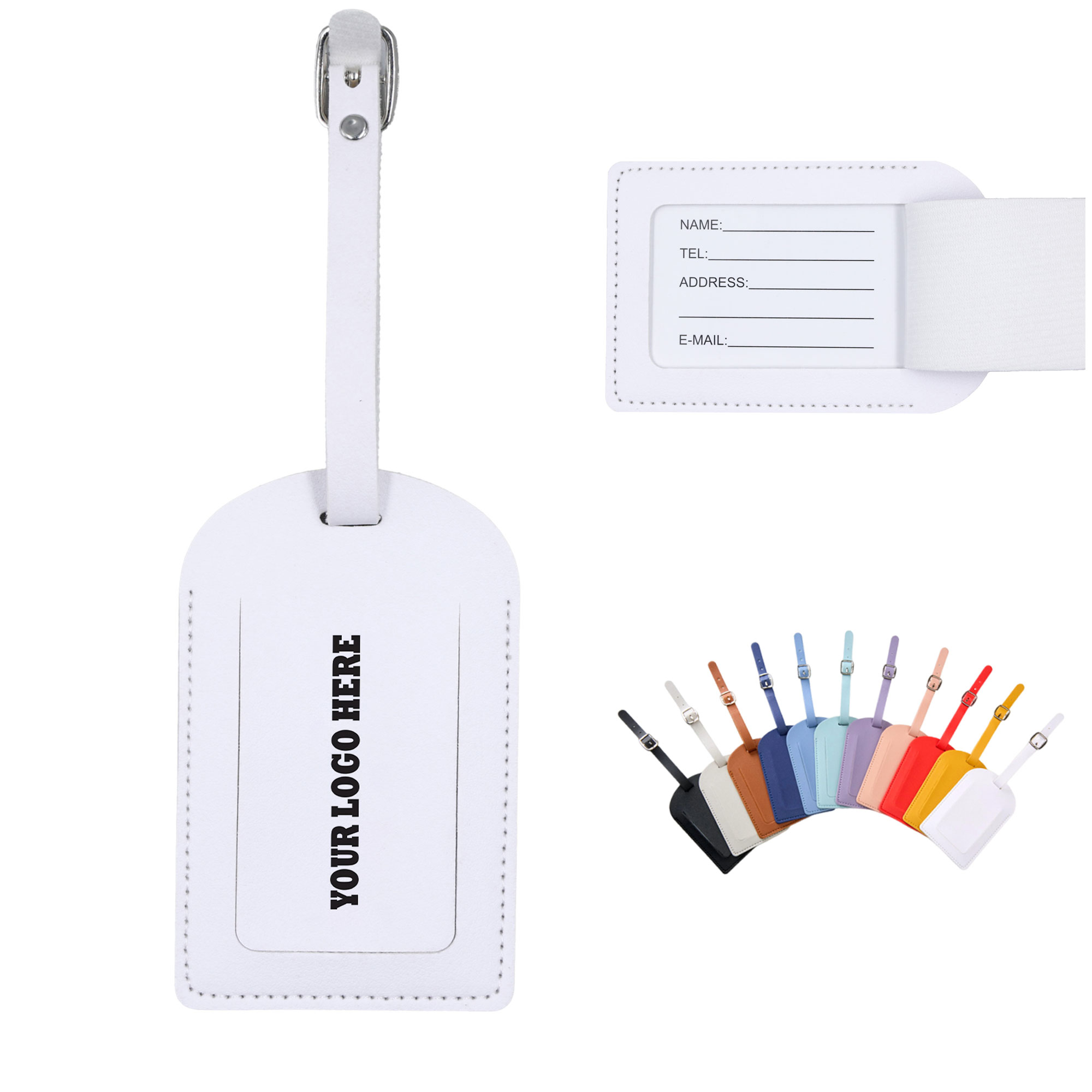 PU Leather Luggage Tag 1