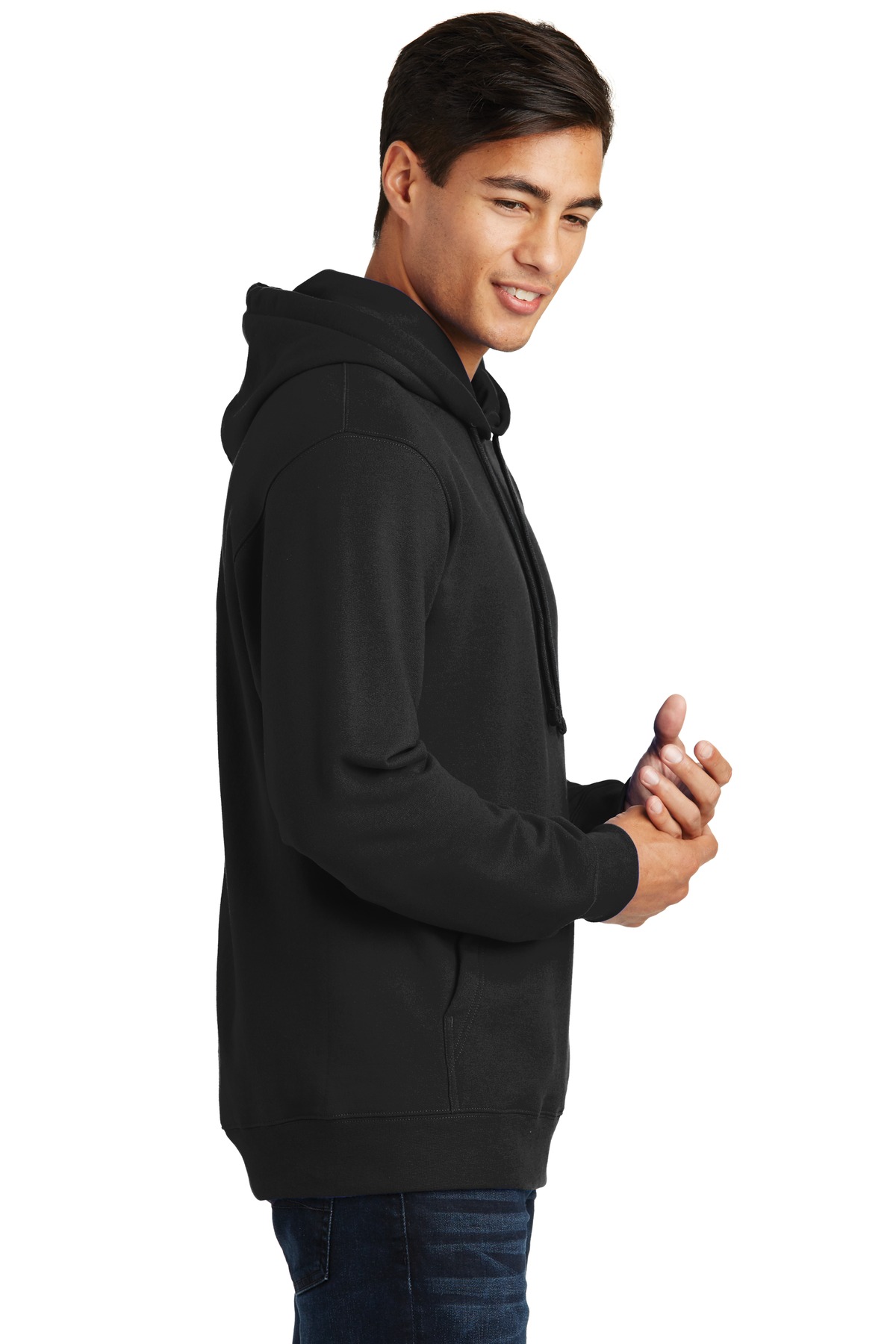 Port & Company® Fan Favorite Fleece Pullover Hooded Sweatshirt, custom hoodie or sweatshirt with logo imprint 3
