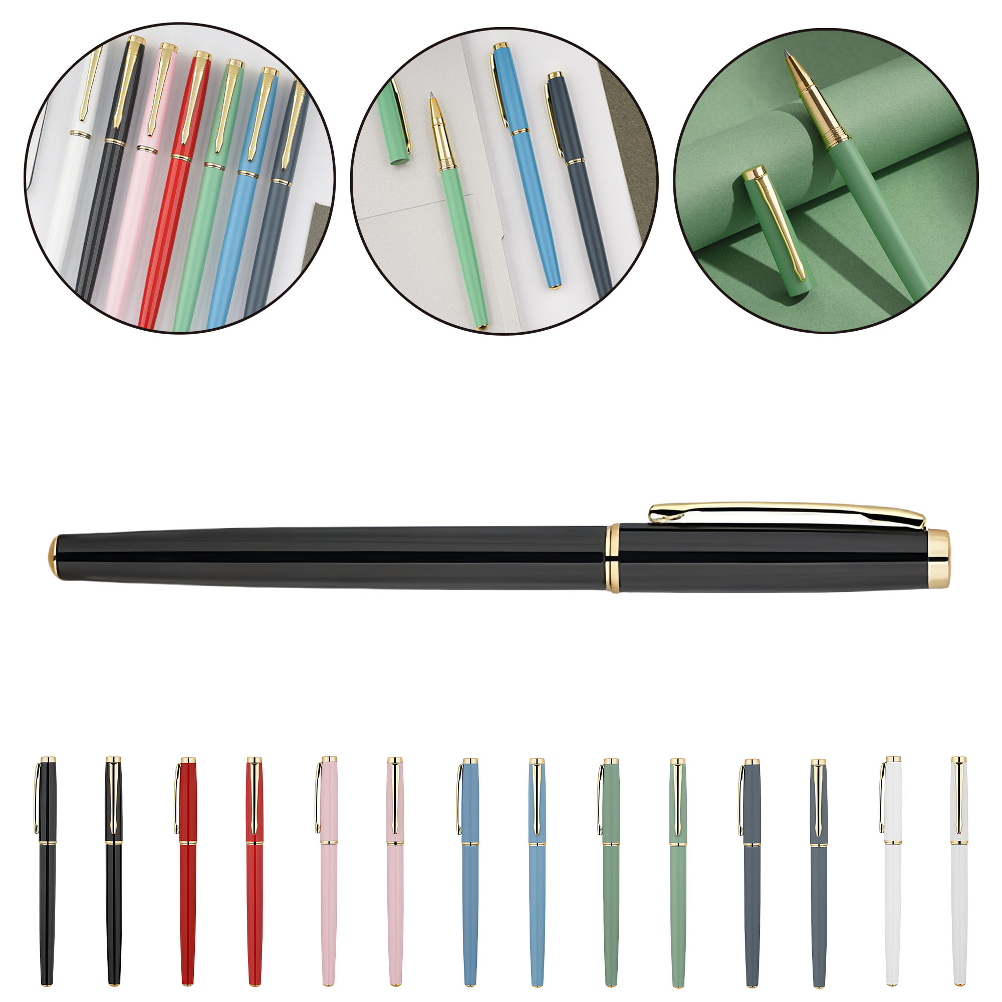 Black Metal Ballpoint Pen - Premium Business Gift 6