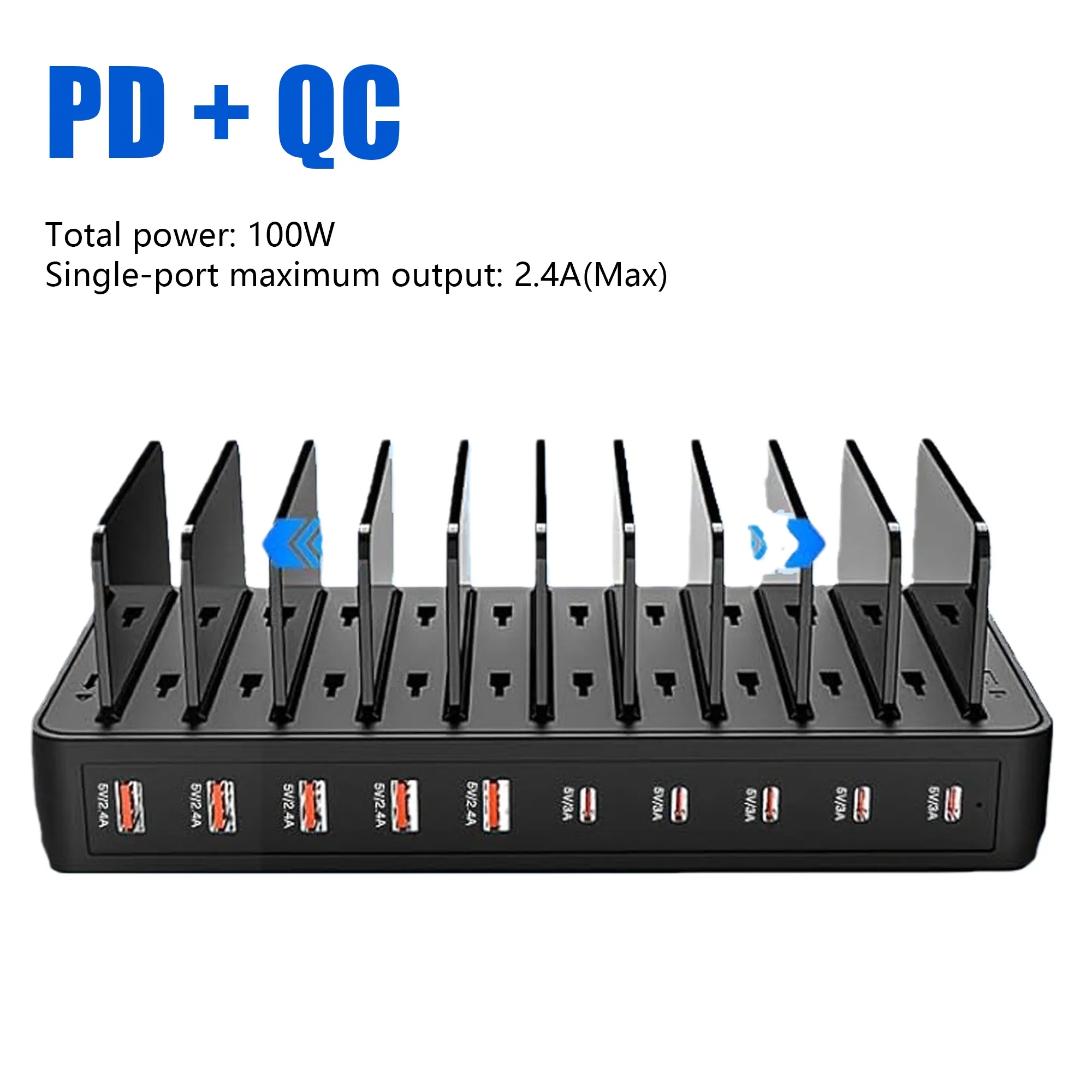 10 In 1 Charging Station With Organizer 7