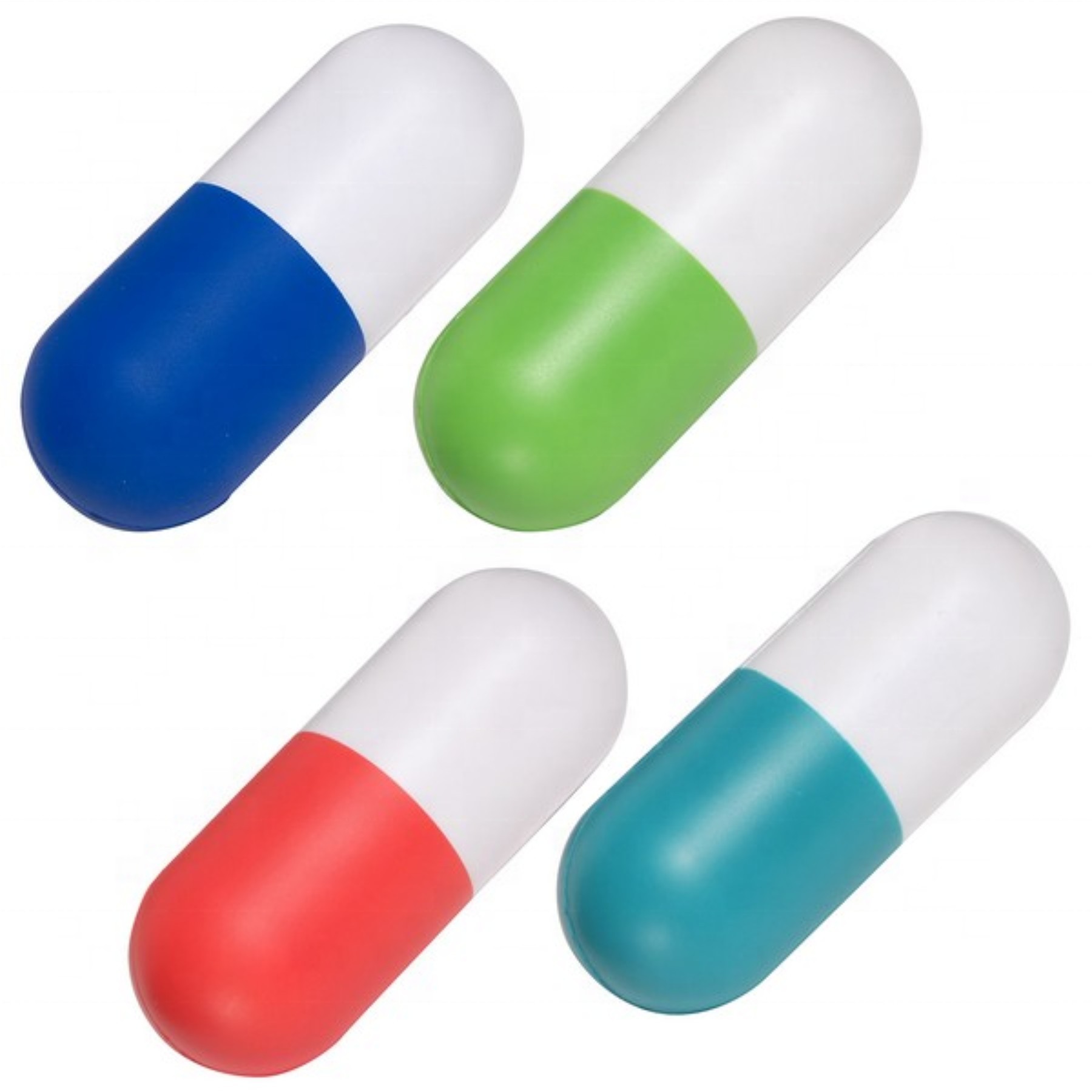 Pill Capsule Shape Stress Reliever Ball 1