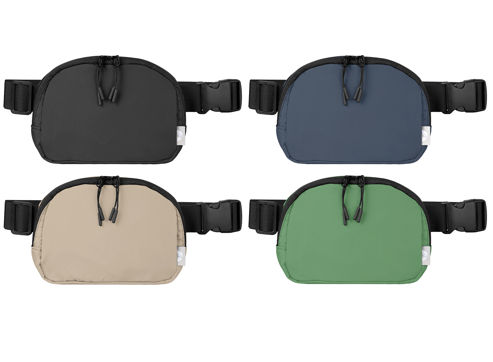Taiga rPET Nylon Zippered Waist Bag - 40 oz 10
