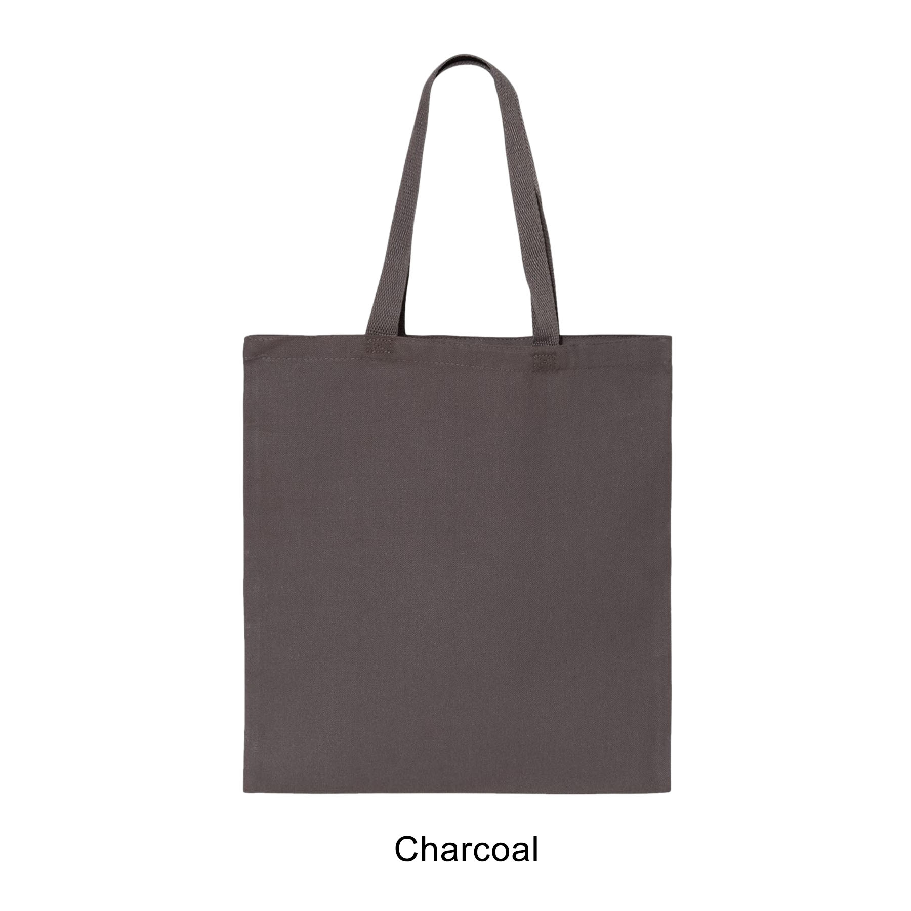 12 oz. Canvas Promotional Colored handle Tote Bag 19