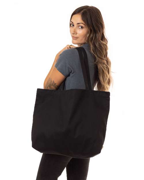 Large Twill Tote - EC8001, custom tote bag with logo imprint 9