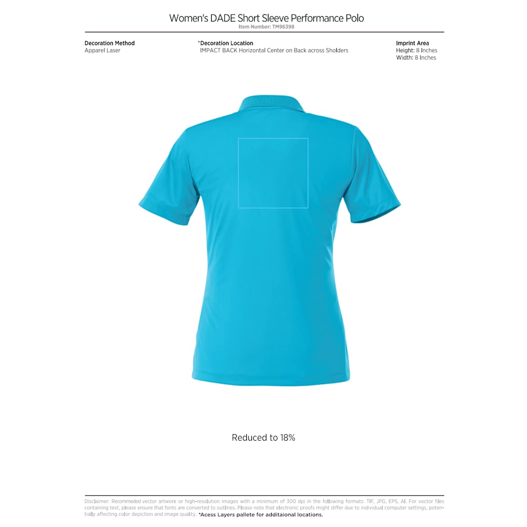 Women's DADE Short Sleeve Polo 59