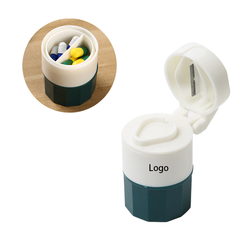 2 in 1 Portable Pill Cutter and Pill Box 8