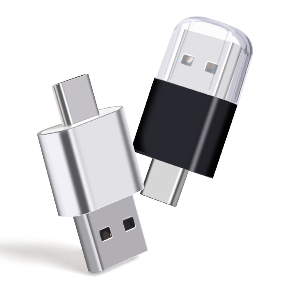 MicroSD Card Reader with Type-C and USB-A 26