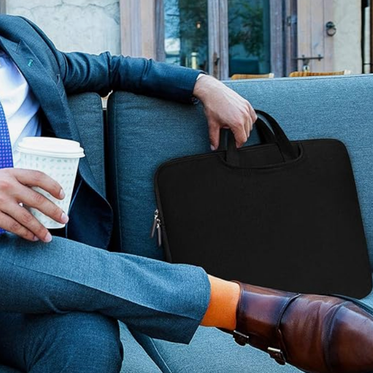 16" Durable Neoprene Laptop Sleeve with Handles 4