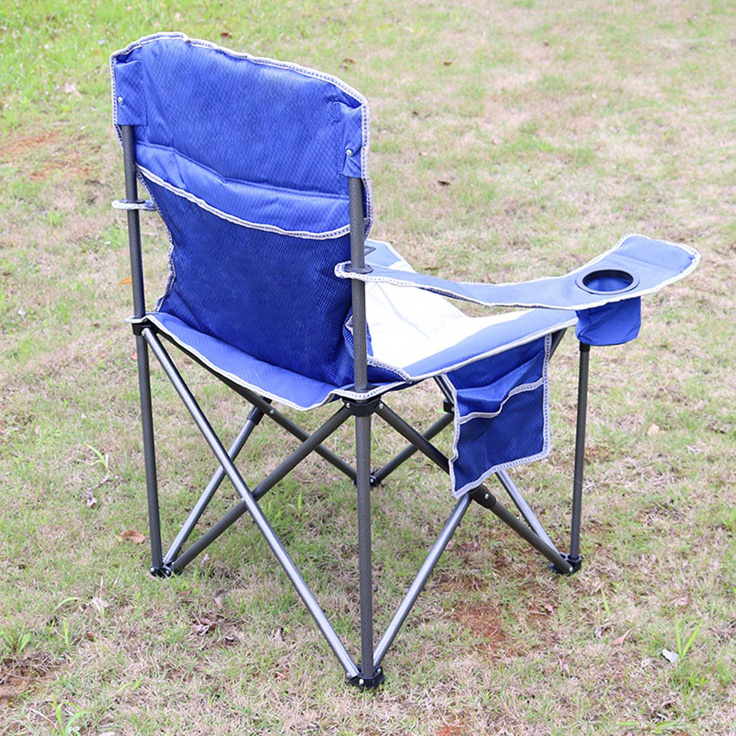 Portable Oxford Camping Folding Chair w/ Cup Holder 2