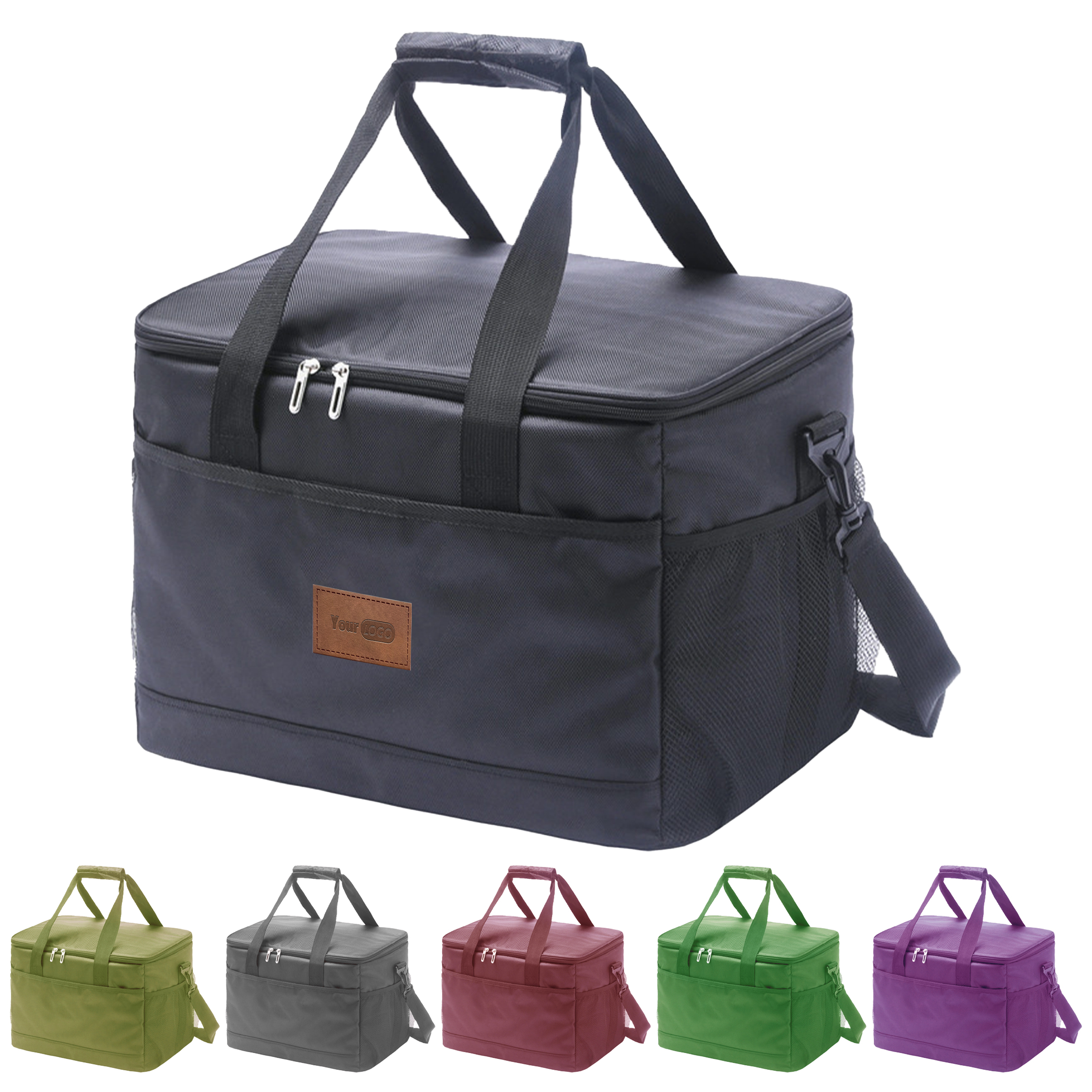 Oxford Spacious Insulated Cooler Tote Bag For Meals 2