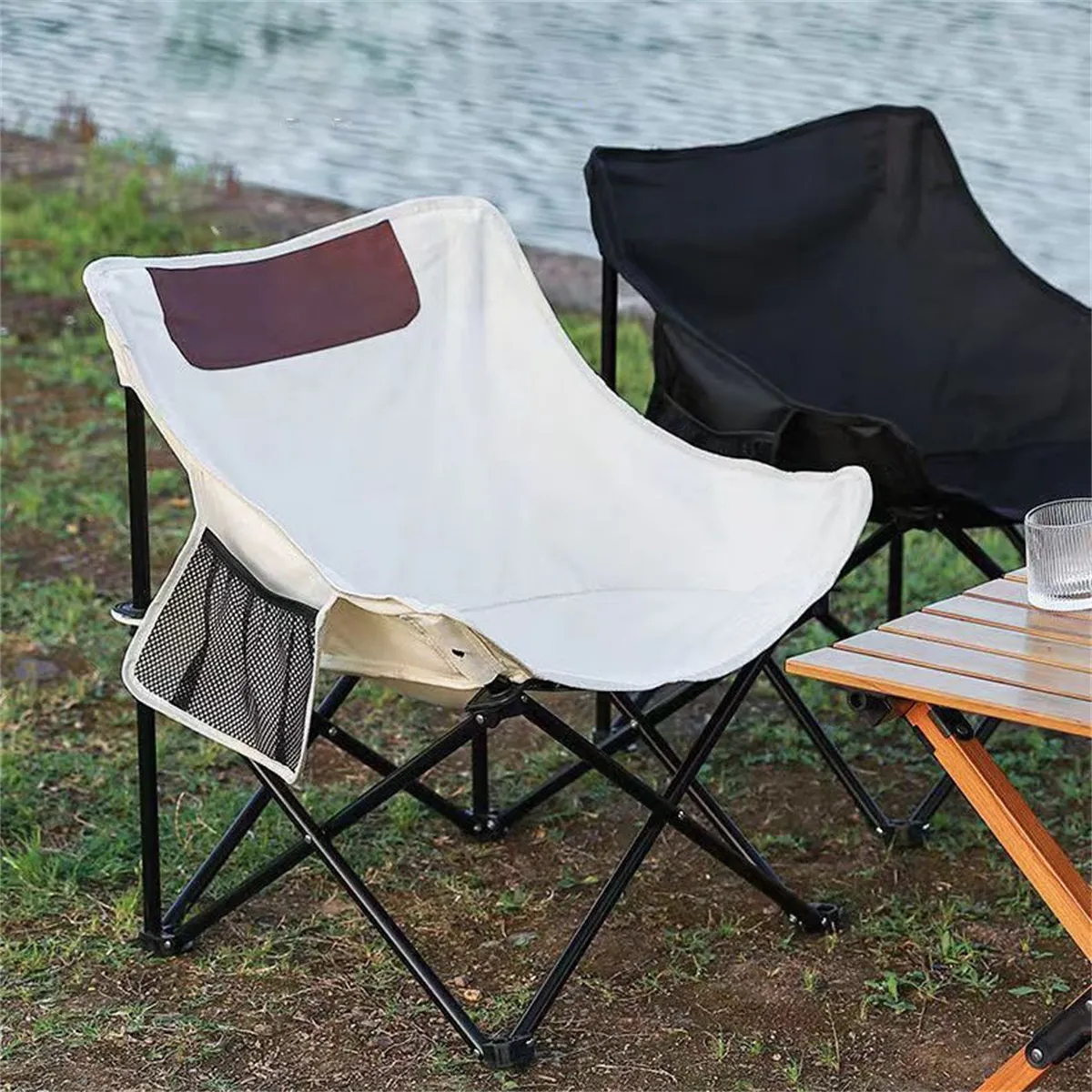 Compact Backpacking Lawn Moon Chairs 5