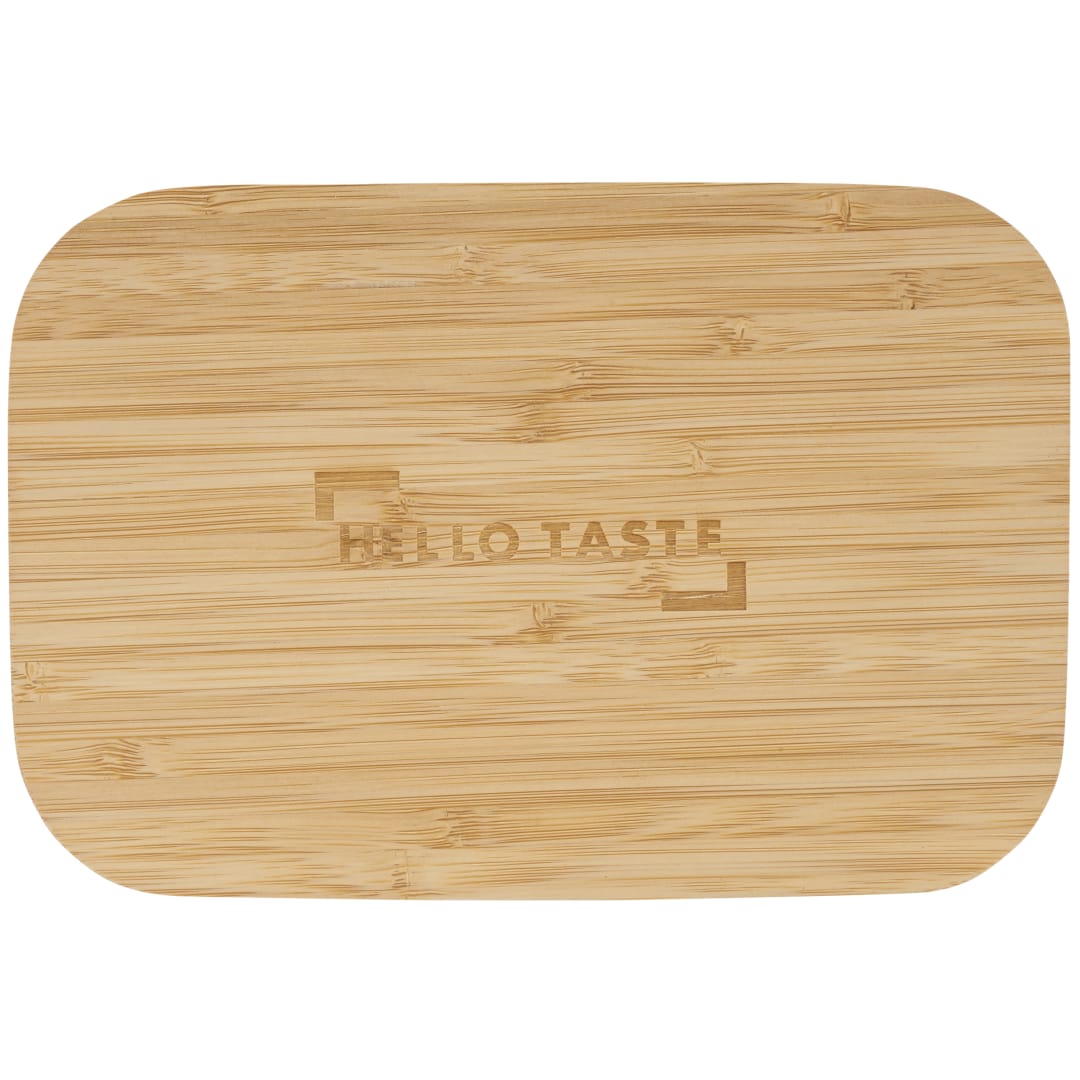 Bamboo Fiber Lunch Box with Cutting Board Lid 147