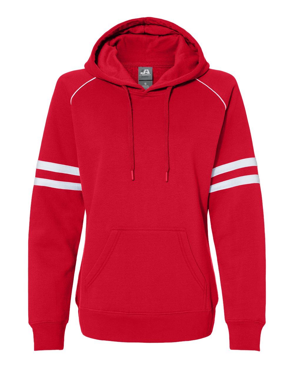 Women's Varsity Fleece Piped Hooded Sweatshirt - 8645 18
