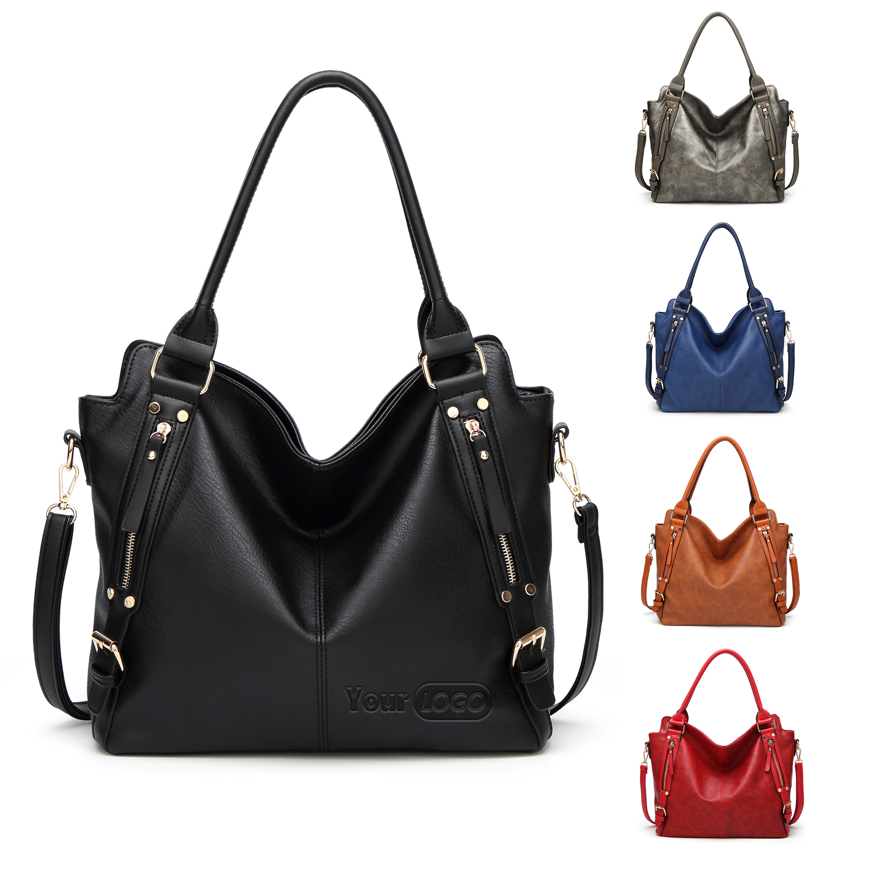 PU Shoulder Tote Bag for Women 2