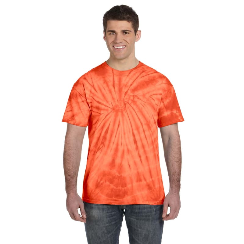 Tie-Dye Adult 5.4 Oz. 100% Cotton Spider T-Shirt 16