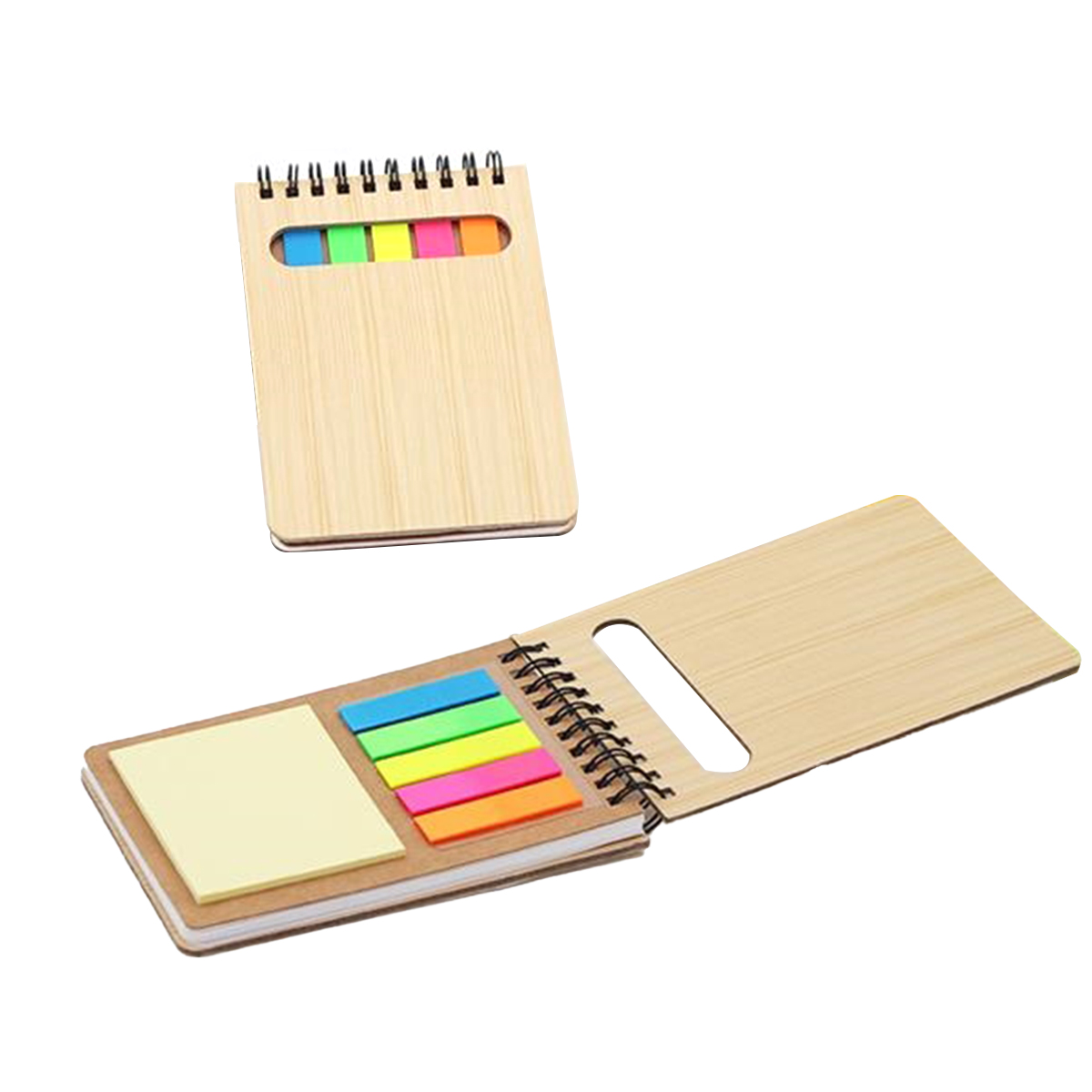 Eco-Friendly Pocket Notebook W/ Sticky Flags 3