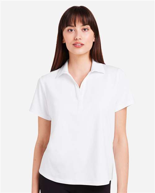 Women's Fairway Marbled Jersey Polo - PDP7058 31