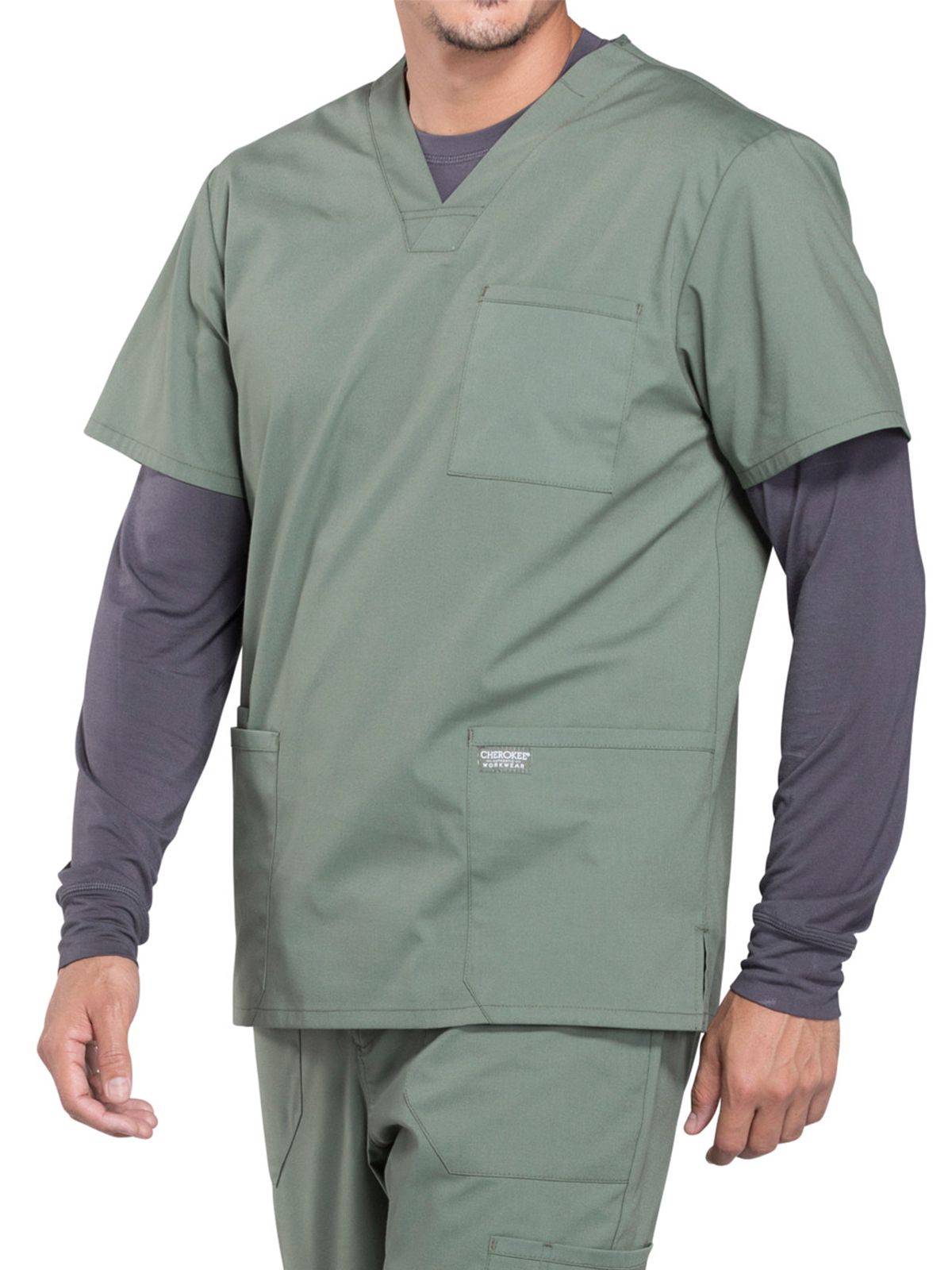 Cherokee - Workwear Professionals - Men's V-Neck Top 23