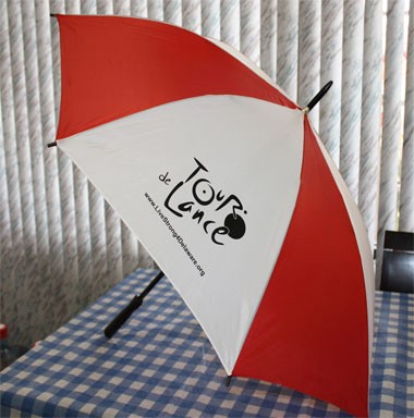 Golf Umbrella - White / Red 2