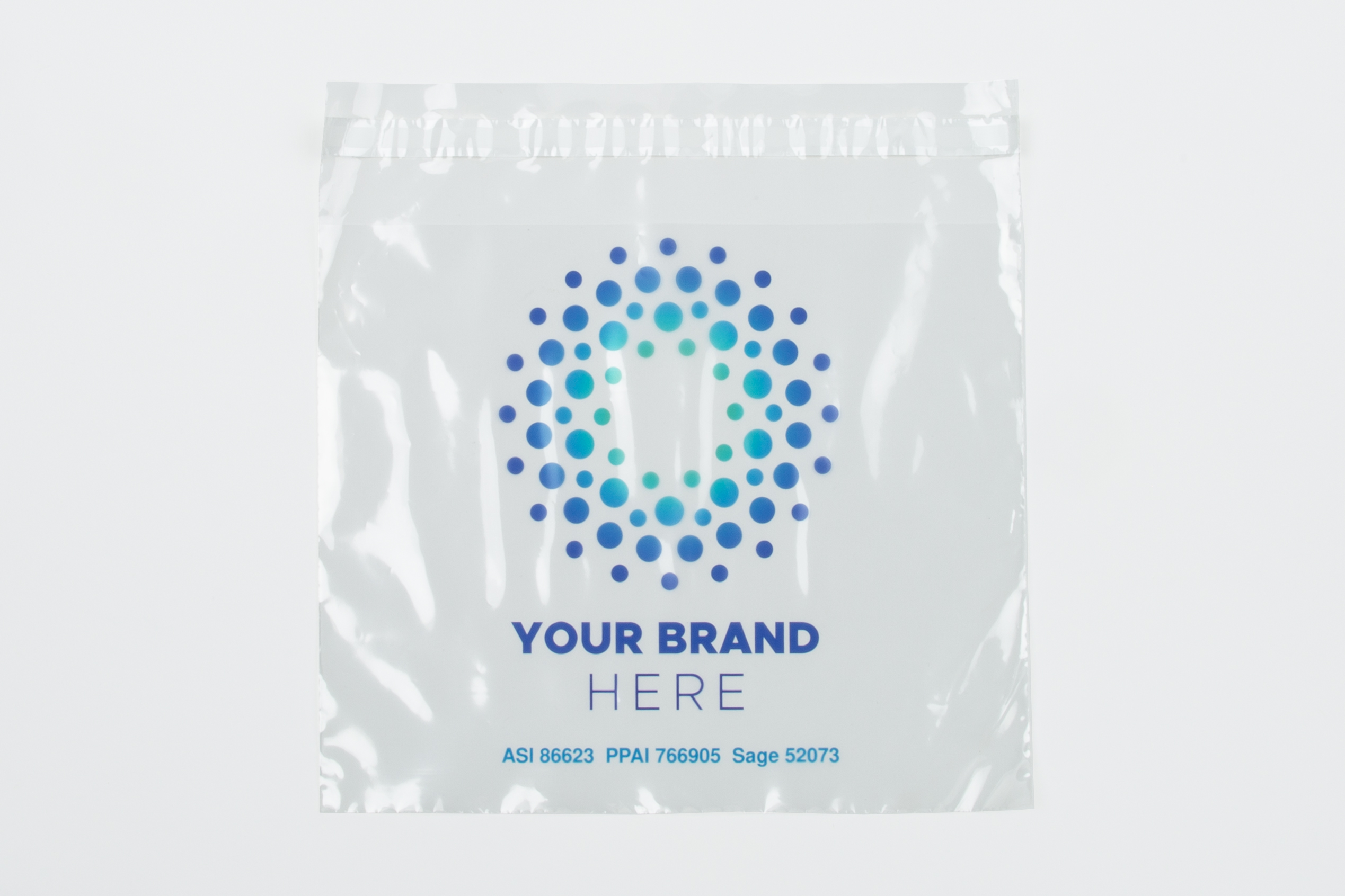 Clear Peel & Seal 2-Sided Plastic Bag (10" x 8") 2