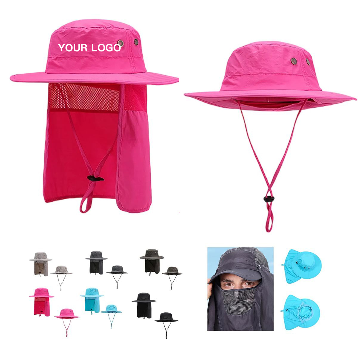 Polyester Emergency Hat for Camping and Fishing 5