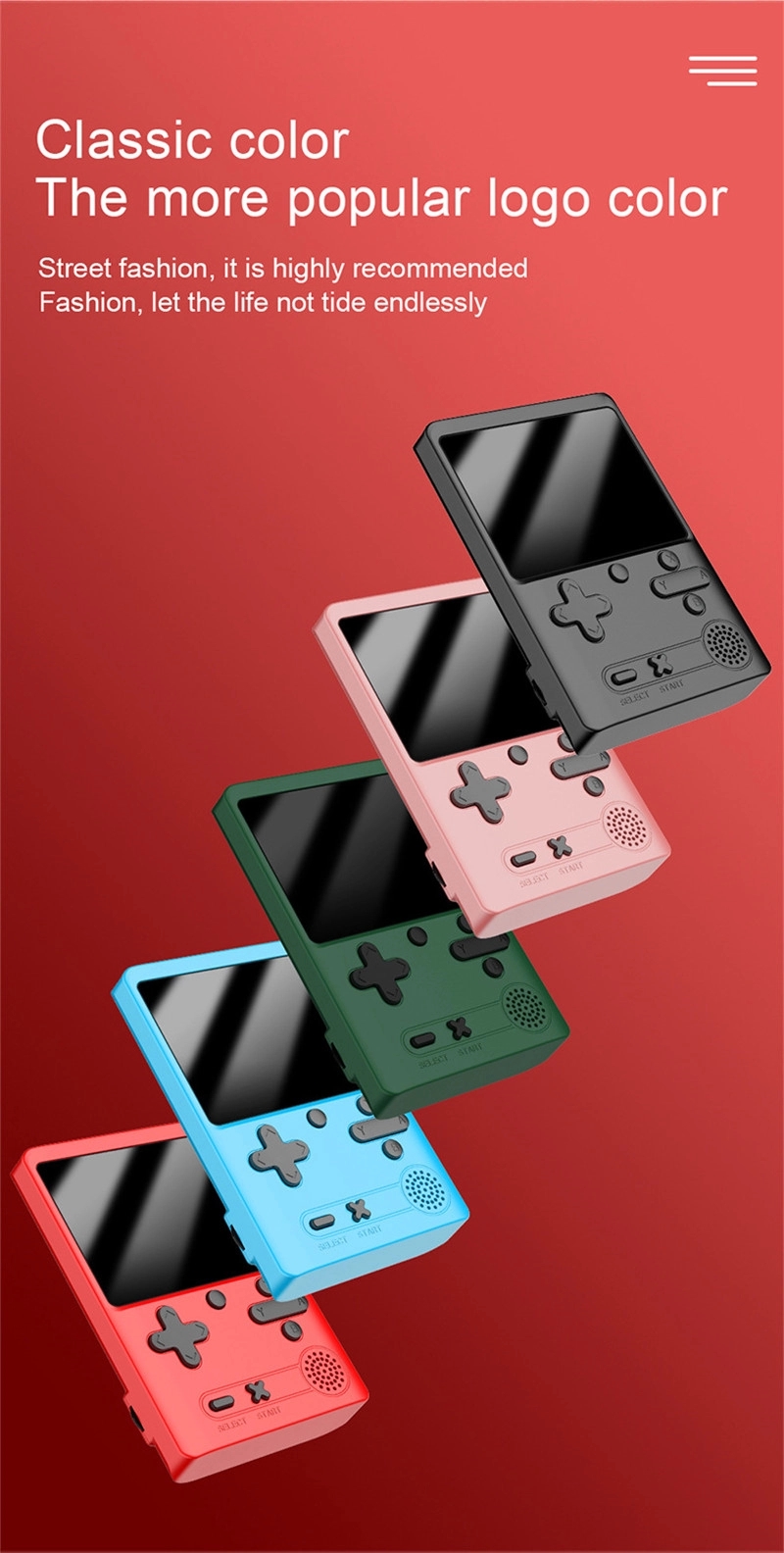 Portable Video Game Console 500 Games 3