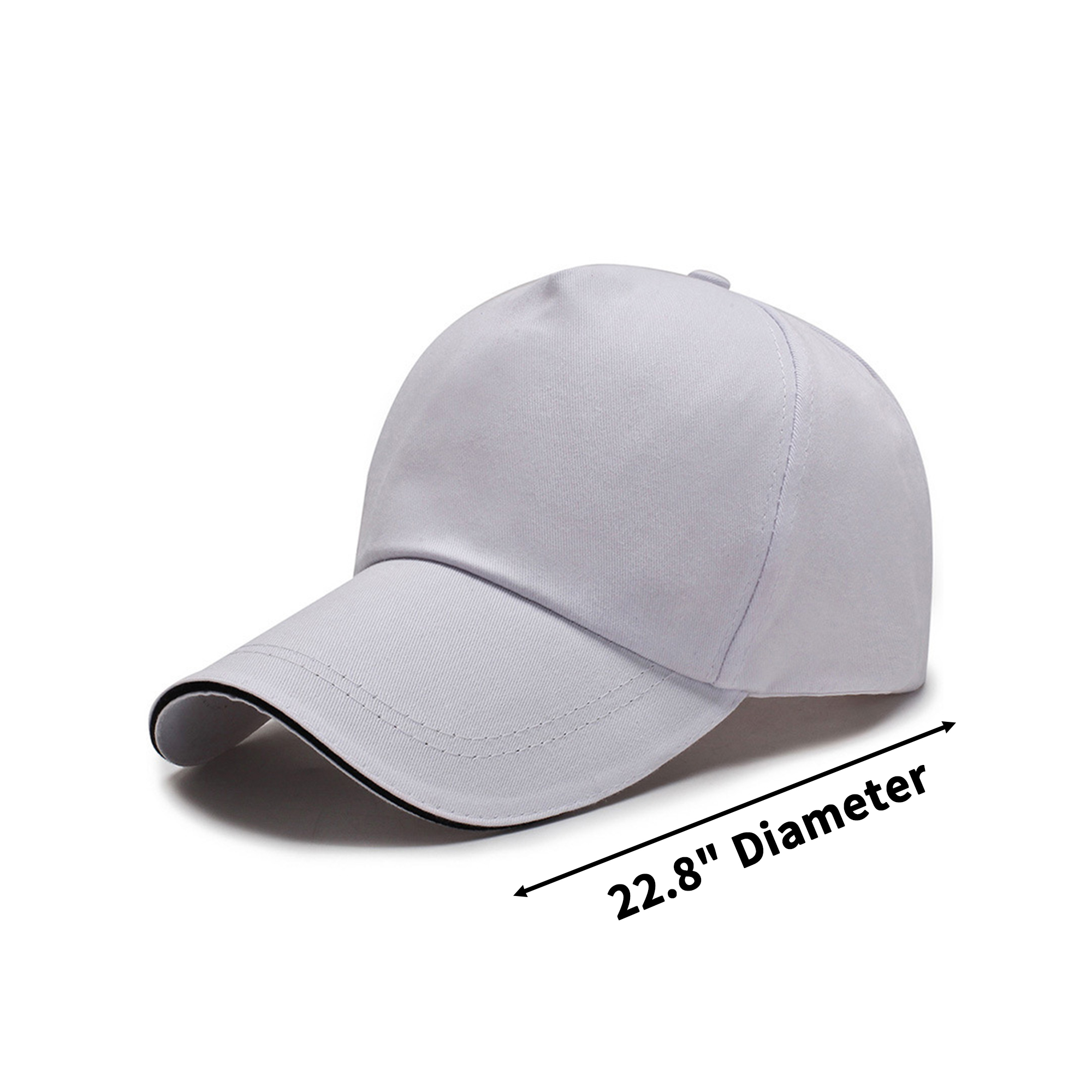 Adjustable Cotton Six Panel Baseball Cap 7