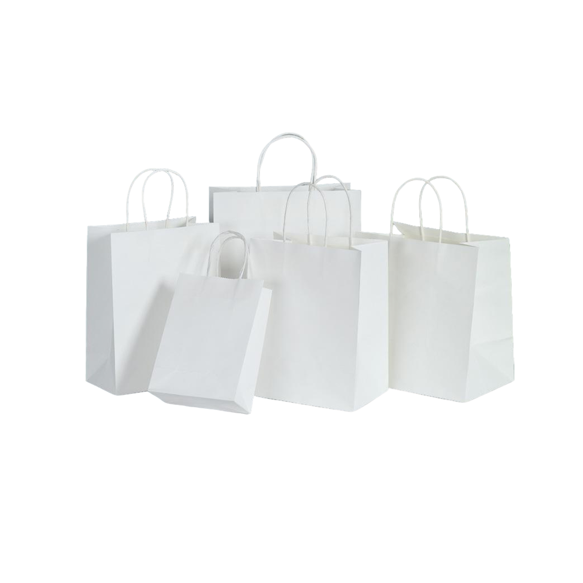 Twisted Handle Kraft Shopper 6" By 3.2" By 8.3" 4