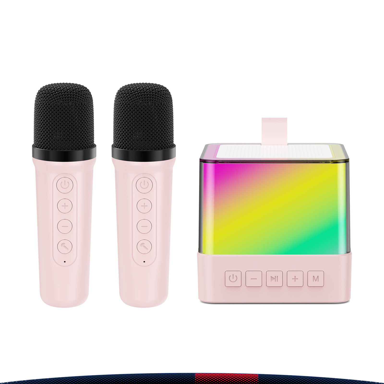 Caluren RGB Lighting Bluetooth Karaoke Set 3