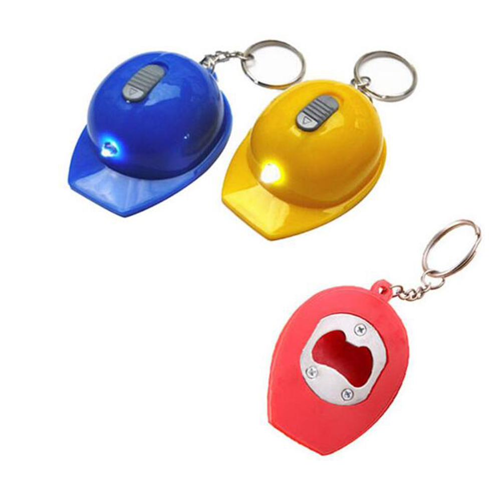 Helmet-shape Bottle Opener Keychain 4