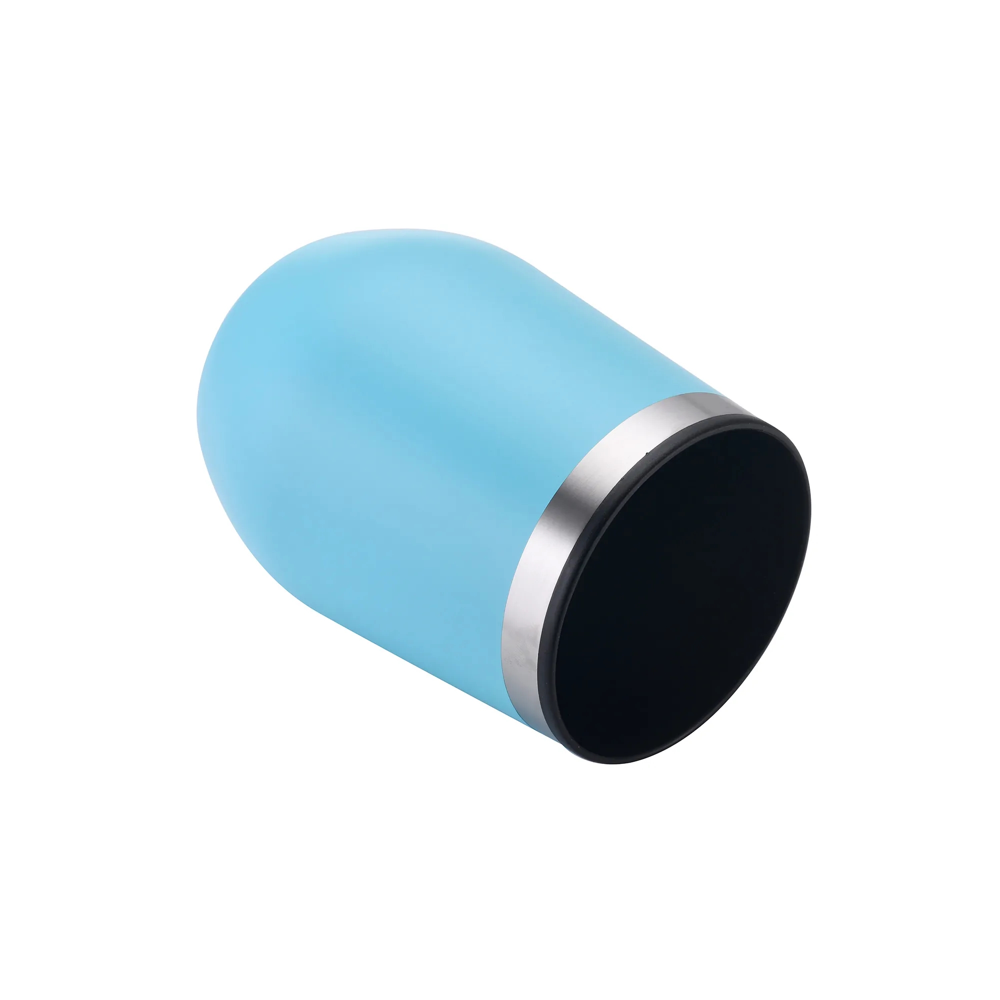 12oz. Double Wall SS / PP Wine Mug with Clear Lid 8