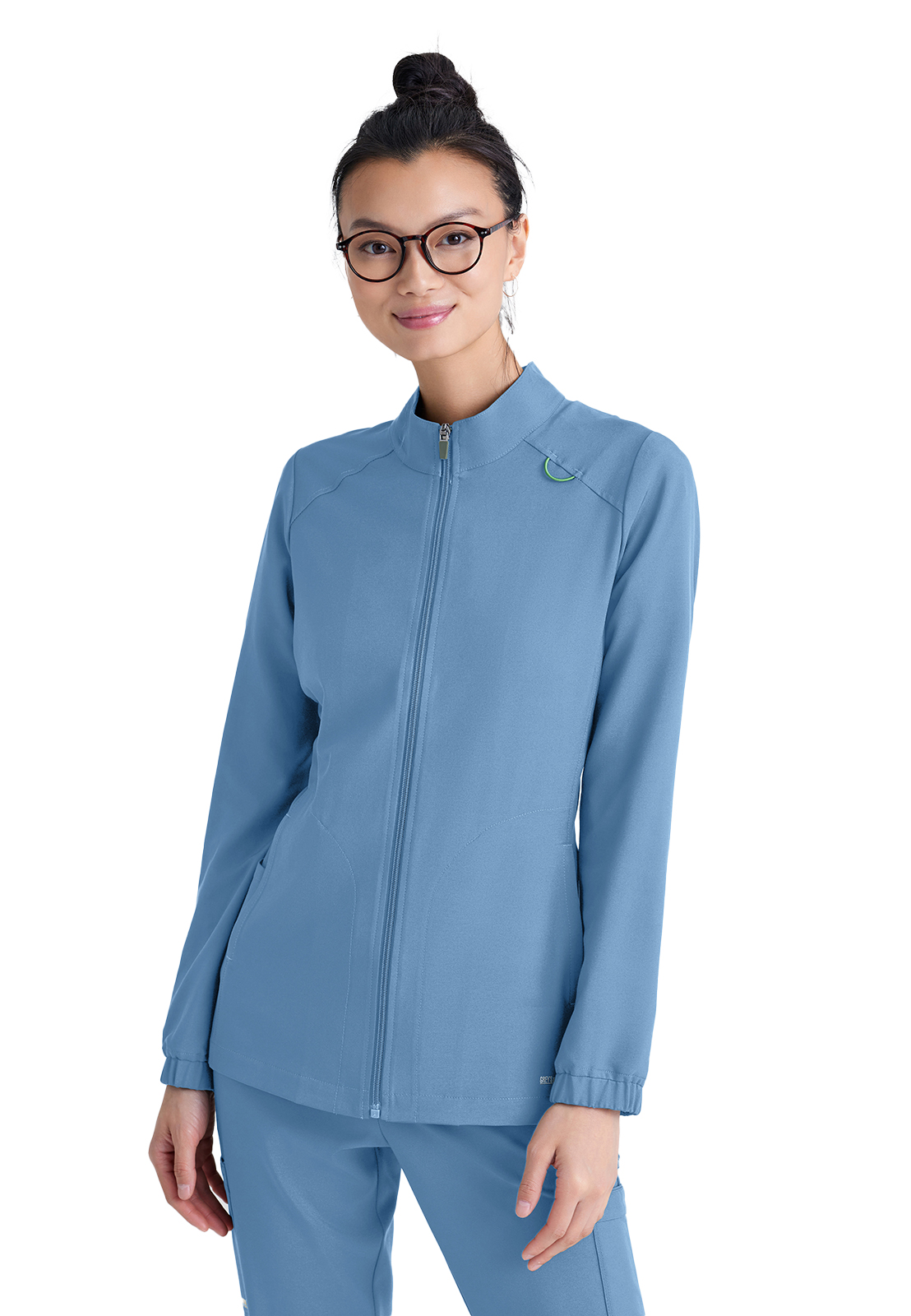 Grey's Anatomy Evolve Stretch - Women's Three-Pocket Virtue Warm-Up Scrub Jacket 45