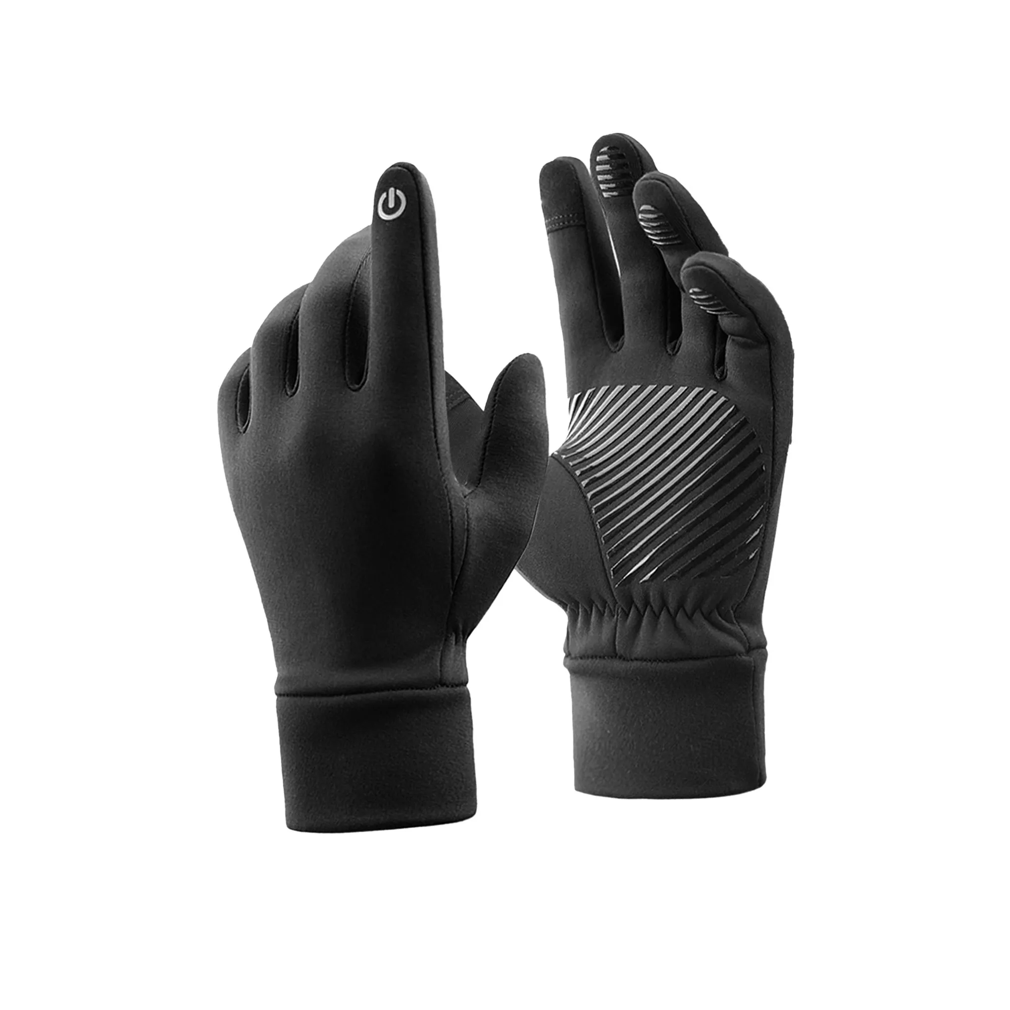 MOQ 10 Winter Padded Touch Screen Cycling Gloves Outdoor 3