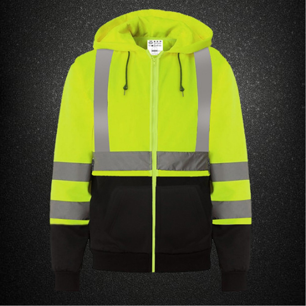 Two-Tone Zipped Safety Sweatshirt 2