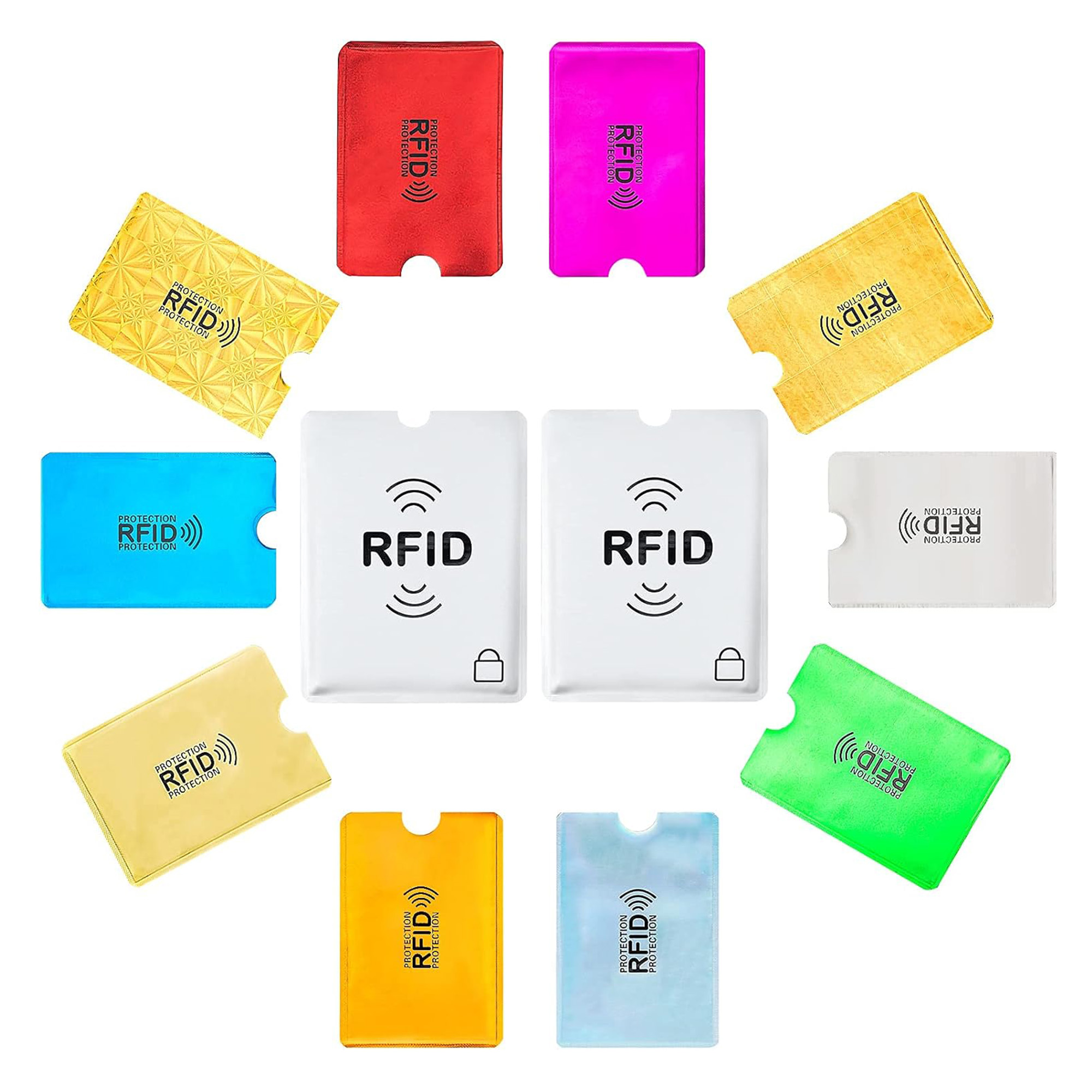 MOQ 500pcs RFID Blocking Sleeves 2