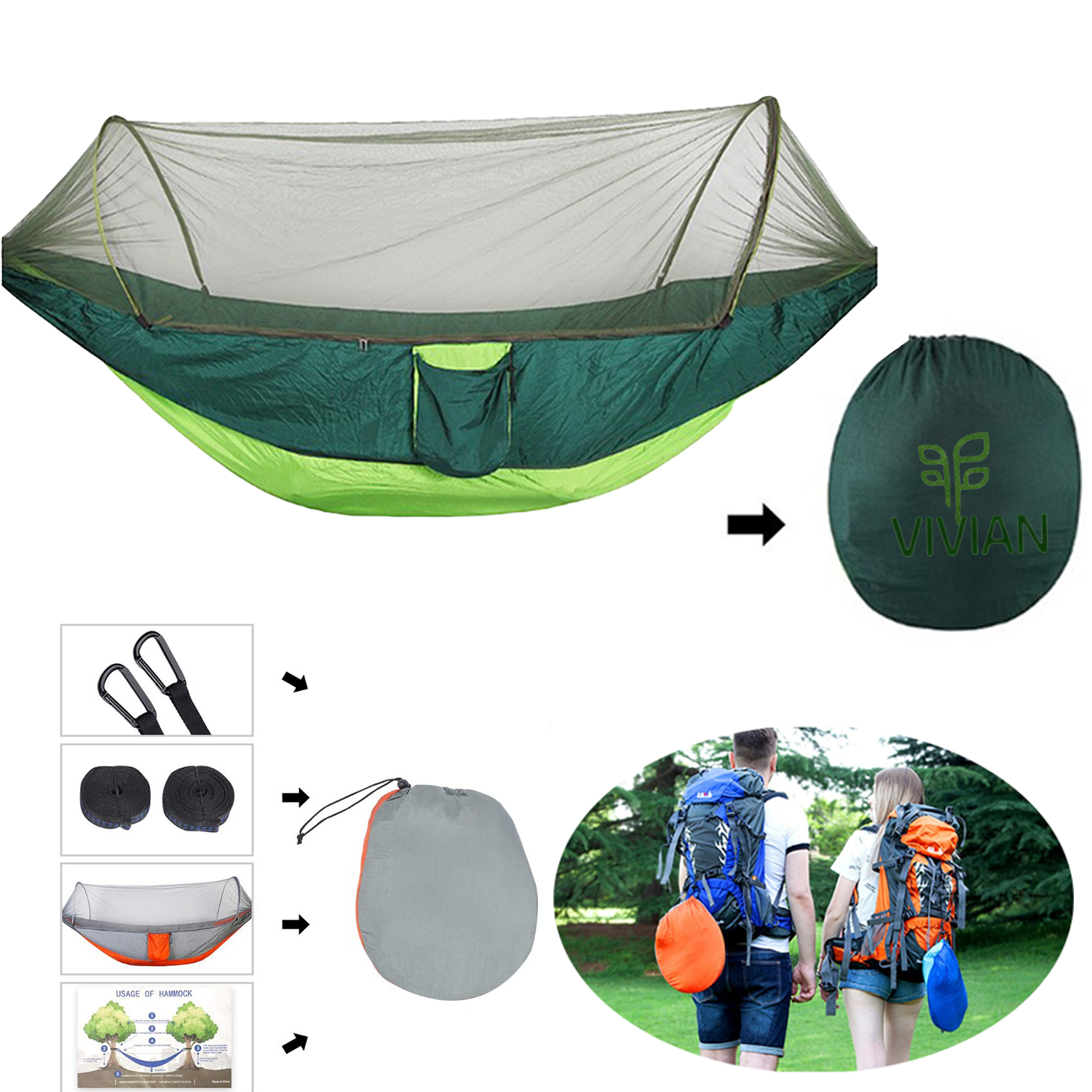 Portable Camping Hammock 1