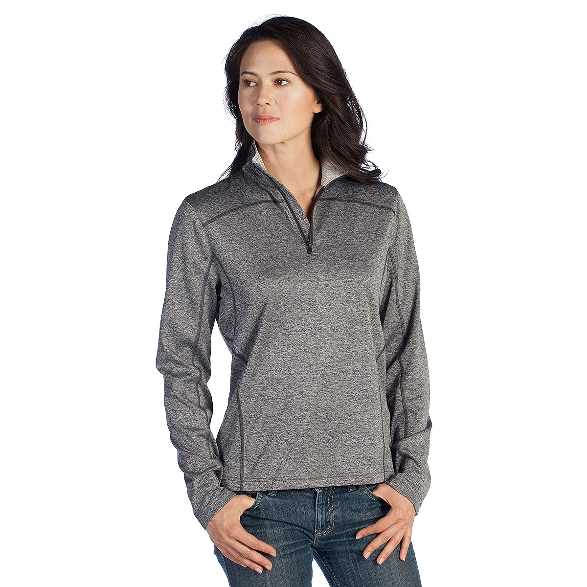 Ladies' Cerrado Quarter Zip Wicking Shirt 9